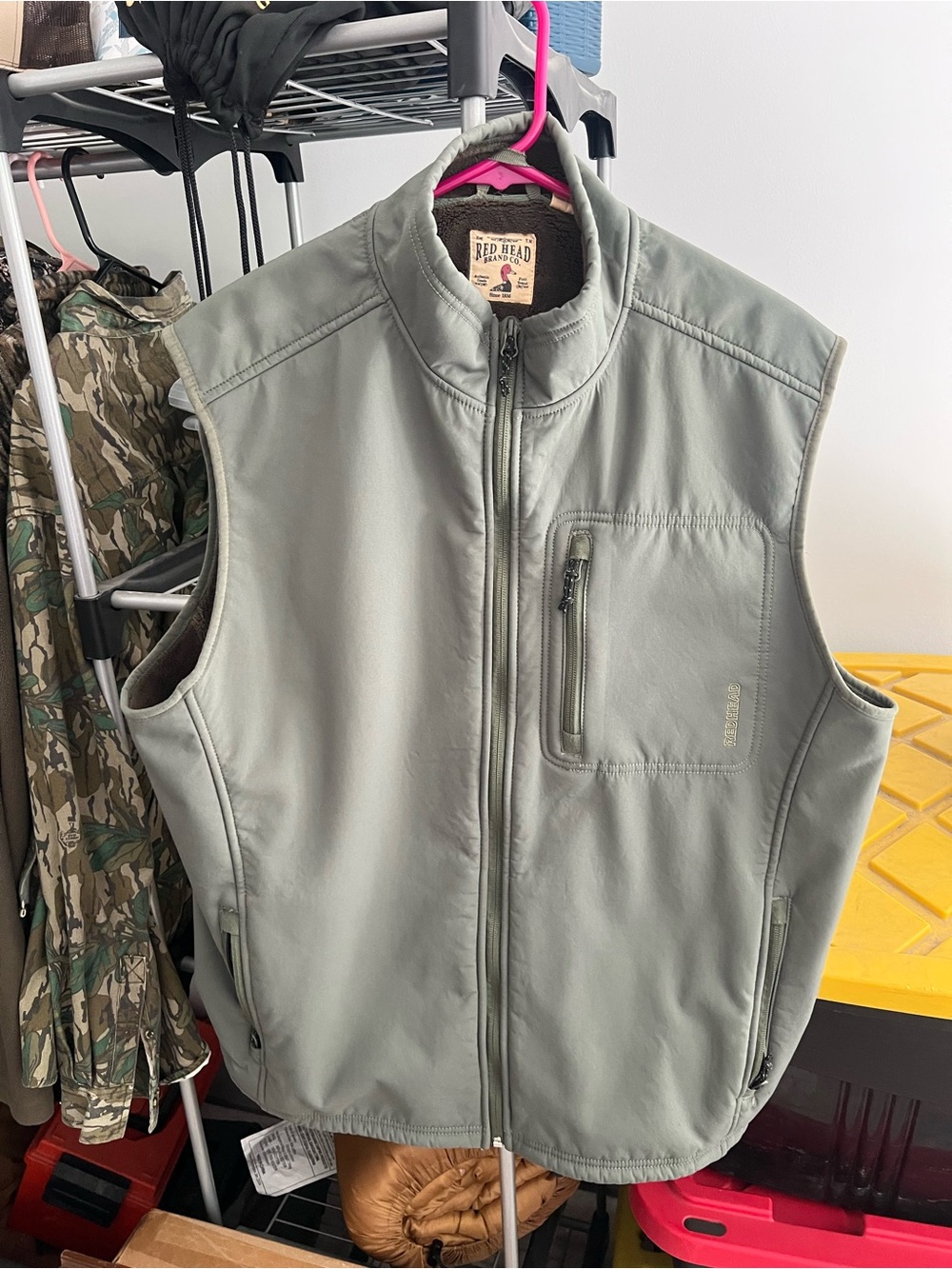 Red Head Vest